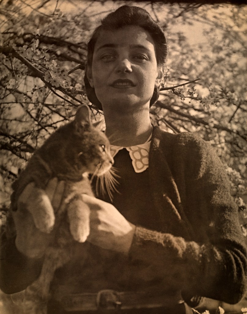 Photographer unknown. 'Untitled (Klytie Pate and cat)' c. 1930 Photographer unknown. 'Untitled (Klytie Pate and cat)' c. 1930