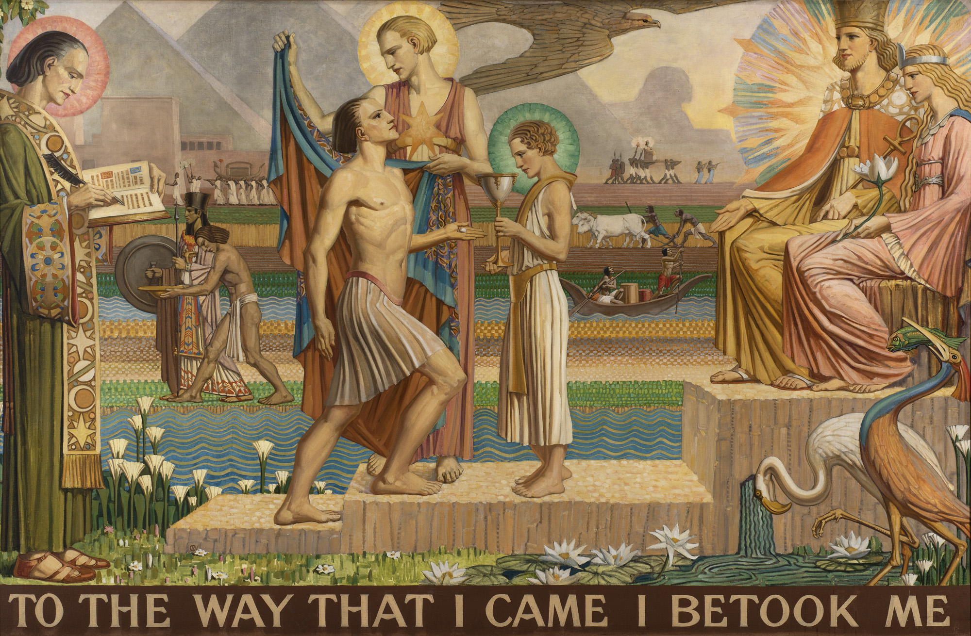 hristian Waller (Australian, 1894-1954) 'The robe of glory' 1937 hristian Waller (Australian, 1894-1954) 'The robe of glory' 1937