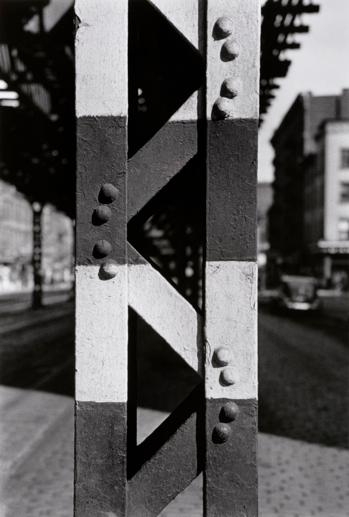 Ralston Crawford (American, 1906-1978) 'Third Avenue Elevated' 1948