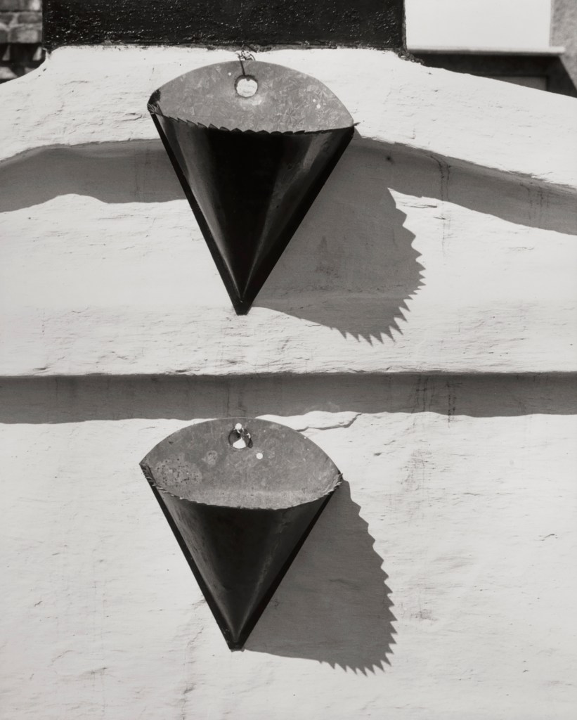 Ralston Crawford (American, 1906-1978) 'Flower Vases on Tomb, New Orleans' c. 1959