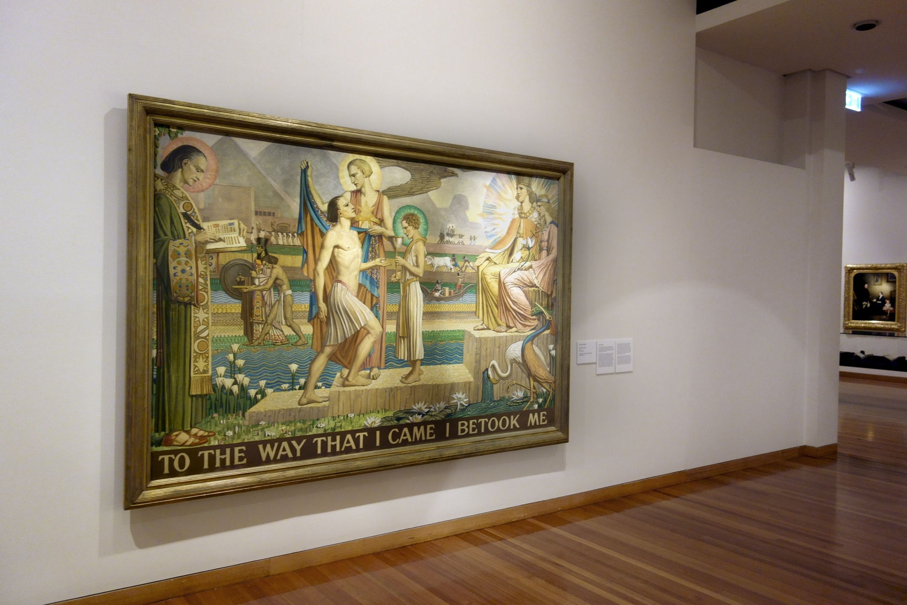 Installation view of the exhibition 'Daughters of the Sun' showing the work 'The robe of glory' by Christian Waller, 1937 Installation view of the exhibition 'Daughters of the Sun' showing the work 'The robe of glory' by Christian Waller, 1937