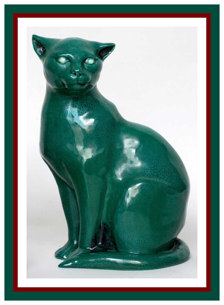 Klytie Pate (Australian, 1912-2010) 'Magnificent cat' 1980 Klytie Pate (Australian, 1912-2010) 'Magnificent cat' 1980