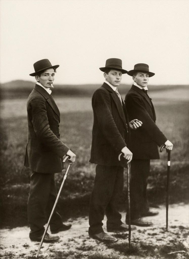 August Sander (German, 1876-1964) 'Young Farmers' 1914