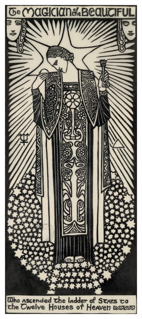 Christian Waller (Australian, 1894-1954) 'The Magician of the Beautiful' from 'The Great Breath: A book of seven designs' 1932 Christian Waller (Australian, 1894-1954) 'The Magician of the Beautiful' from 'The Great Breath: A book of seven designs' 1932