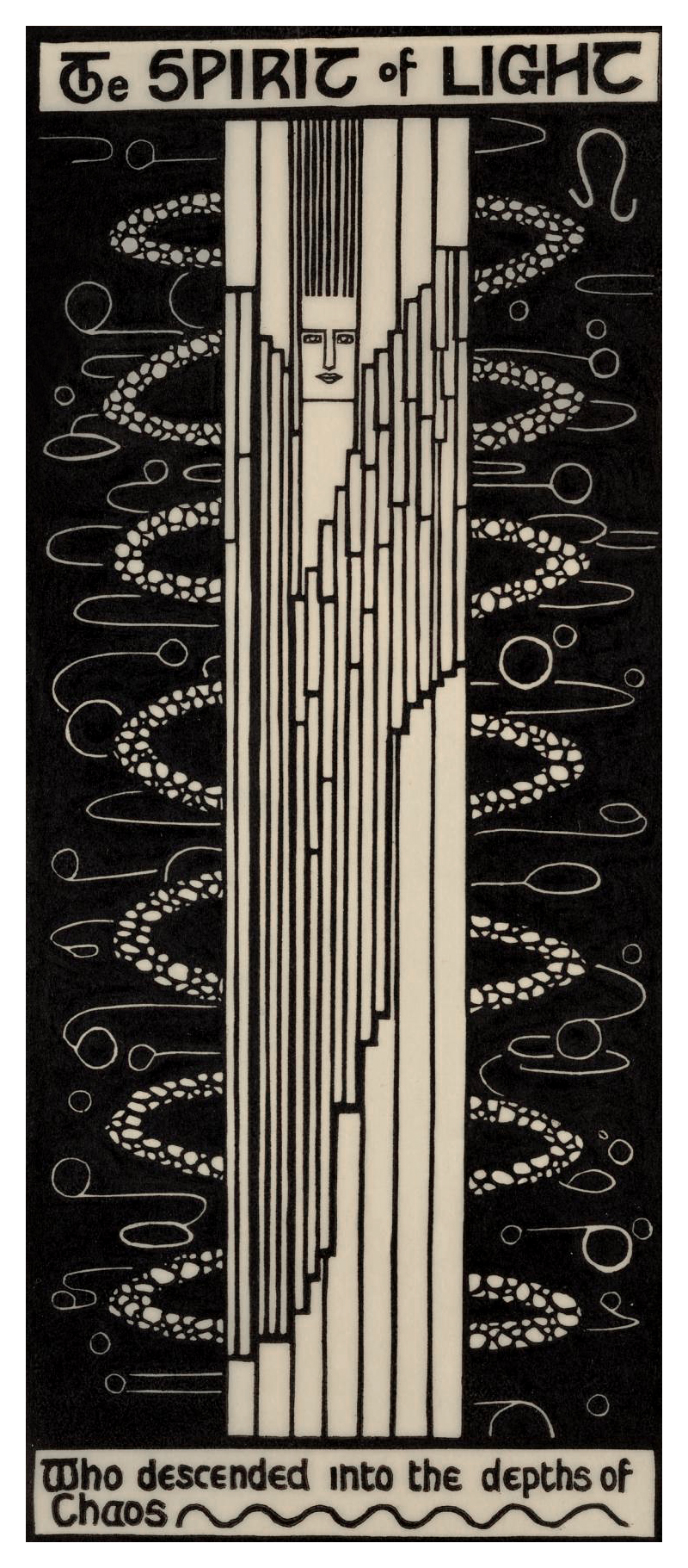 Christian Waller (Australian, 1894-1954) 'The Spirit of Light' from 'The Great Breath: A book of seven designs' 1932 Christian Waller (Australian, 1894-1954) 'The Spirit of Light' from 'The Great Breath: A book of seven designs' 1932