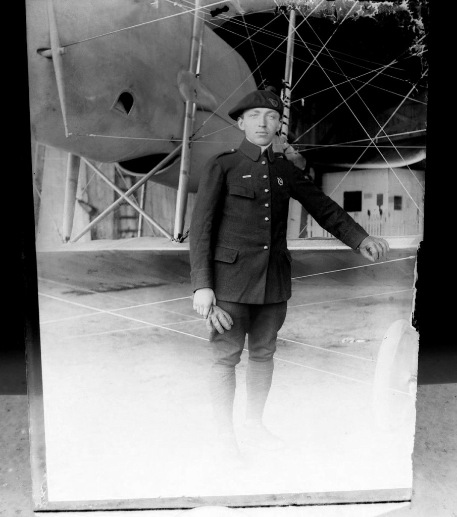 Unknown photographer. 'Untitled [Early French aviator]' c. 1913-1914