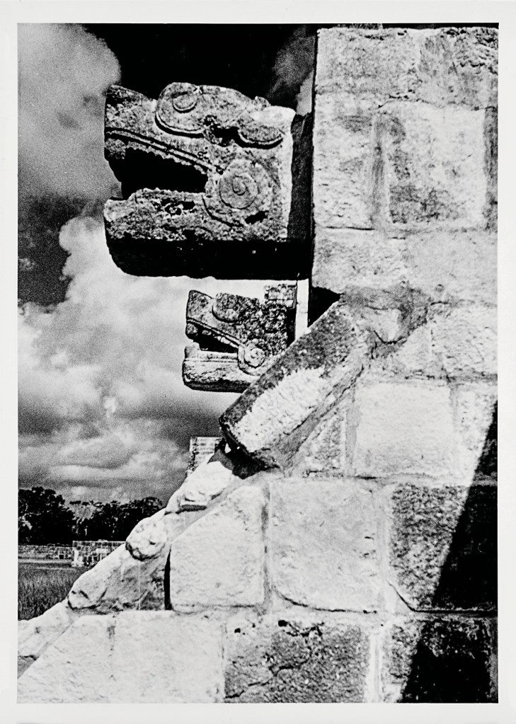 Josef Albers (American born Germany, 1888-1976) 'Platform of the Eagles, Chichen Itza' 1952