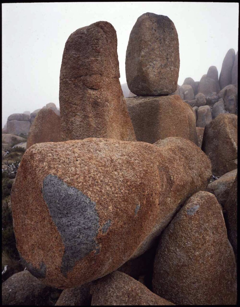 Peter Dombrovskis (Australian born Germany, 1945-1996) 'Dolerite tors on Mount Wellington plateau, Hobart, Tasmania' 1990