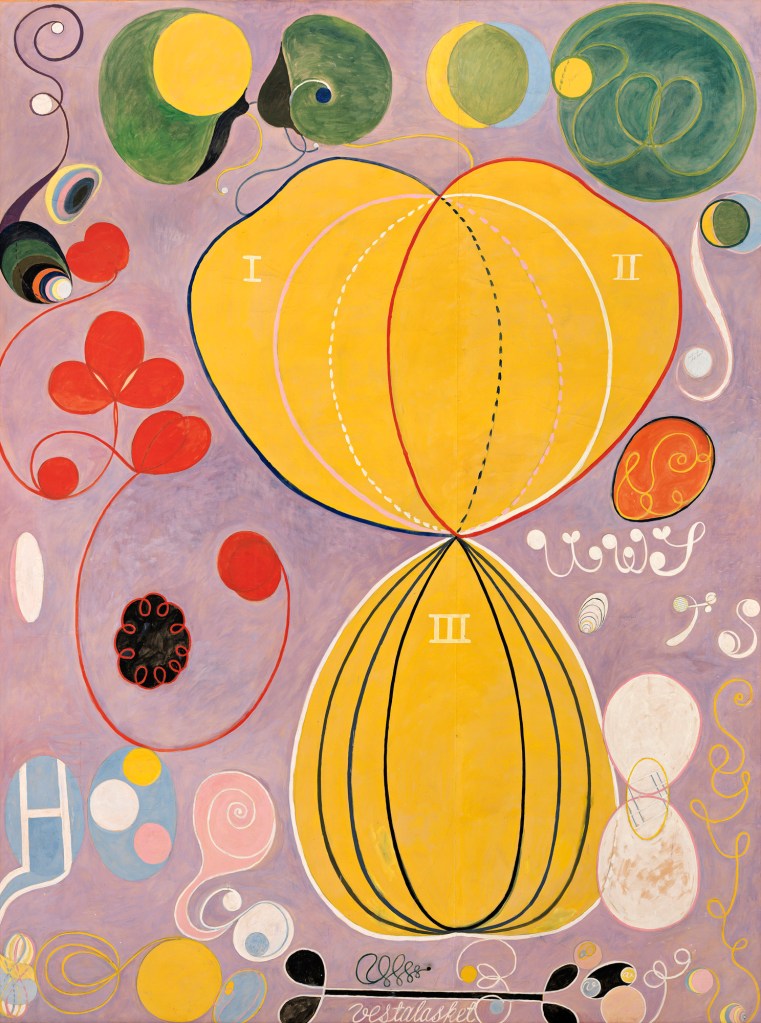Hilma af Klint (Swedish, 1862-1944) 'The Ten Largest, No. 7., Adulthood, Group IV' [The age of men] 1907