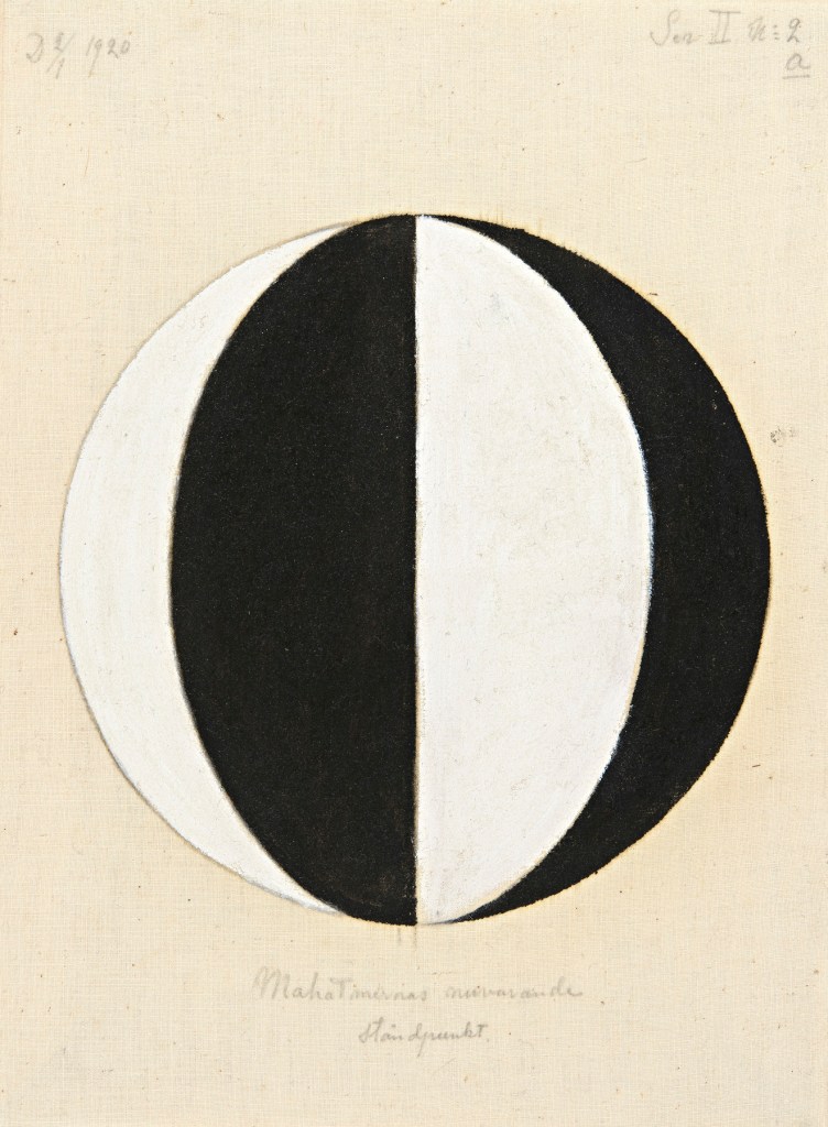 Hilma af Klint (Swedish, 1862-1944) 'No. 2a, The Current Standpoint of the Mahatmas' (Nr 2a, Mahatmernas nuvarande ståndpunkt) 1920