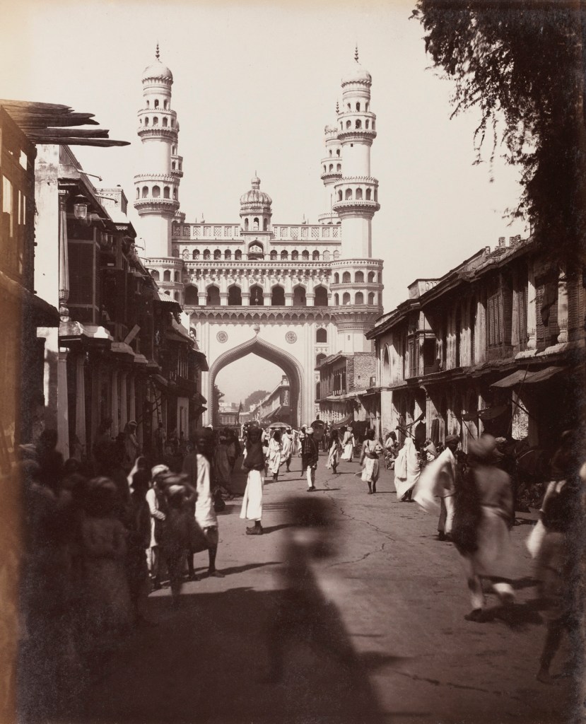 Lala Deen Dayal (Indian, 1844-1905) 'The Char Minar, Hyderabad' 1880s