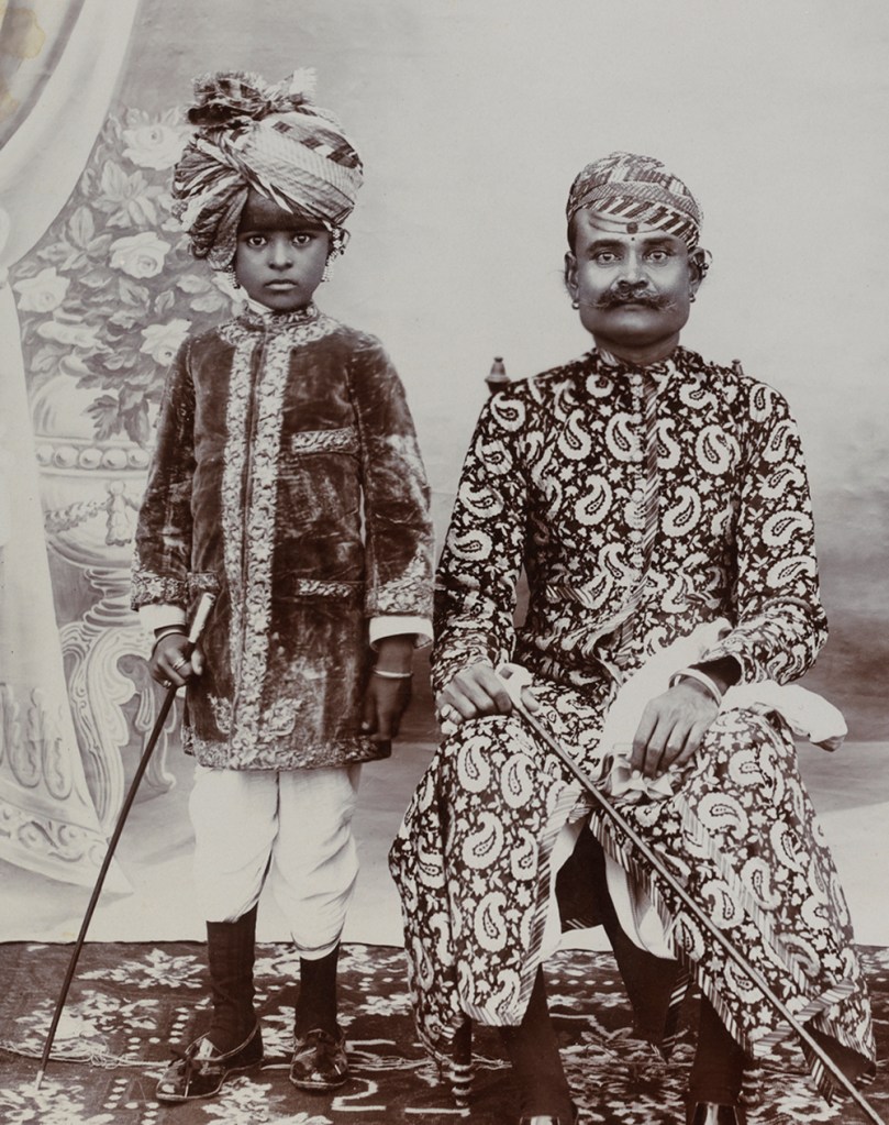 R.K. Brothers. 'Ruling group, probably from Bikaner' c. 1900 (detail)
