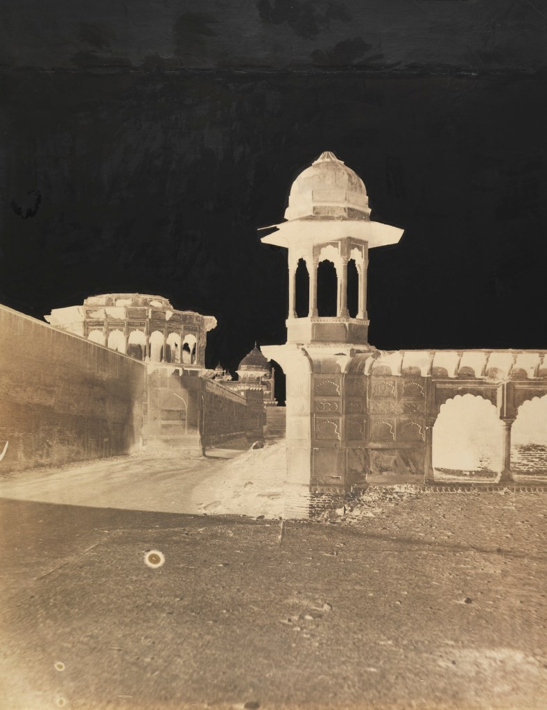 Robert (1818-1872) and Harriet (1827-1907) Tytler. 'View at the Taj Mahal, Agra' 1858