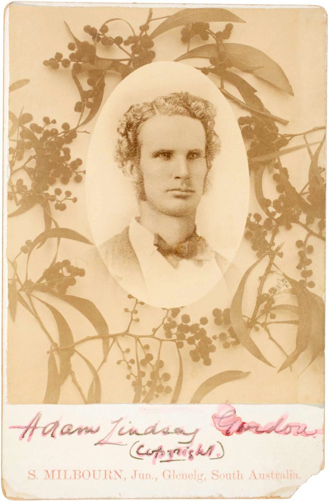 S. Milbourn Jnr (Australian, 1863-1897) 'Adam Lindsay Gordon' 1890-1894