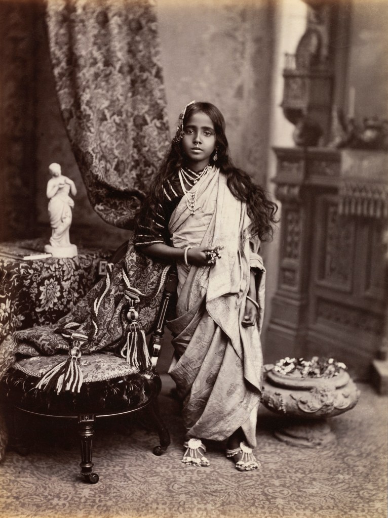 Unknown photographer. 'Portrait of a young Indian woman' 1870s