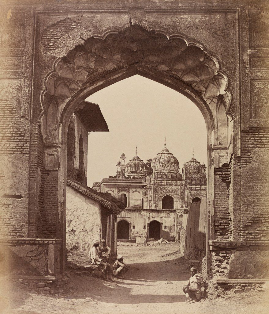 Felice Beato (Italian-British, 1832-1909) 'A mosque in the Red Fort, Dehli' 1858