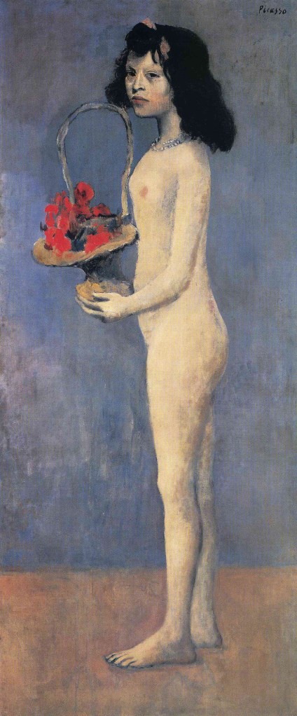 Pablo Picasso (Spanish, 1881-1973) 'Fillette nue au panier de fleurs' (Le panier fleuri) (Girl with a Basket of Flowers) 1905 Pablo Picasso (Spanish, 1881-1973) 'Fillette nue au panier de fleurs' (Le panier fleuri) (Girl with a Basket of Flowers) 1905