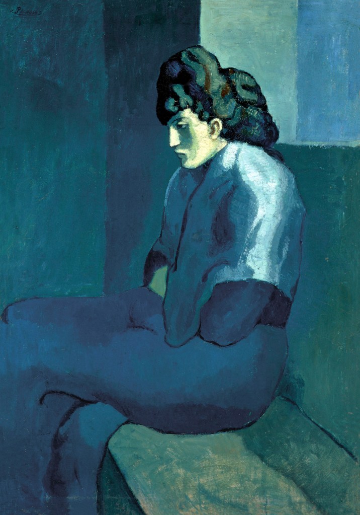 Pablo Picasso (Spanish, 1881-1973) 'Femme assise au fichu' 1901 Pablo Picasso (Spanish, 1881-1973) 'Femme assise au fichu' 1901