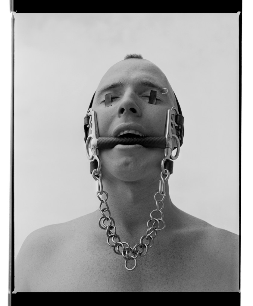 Marcus Bunyan. 'Paul (Horse bit)' 1994 from the series 'Mask'