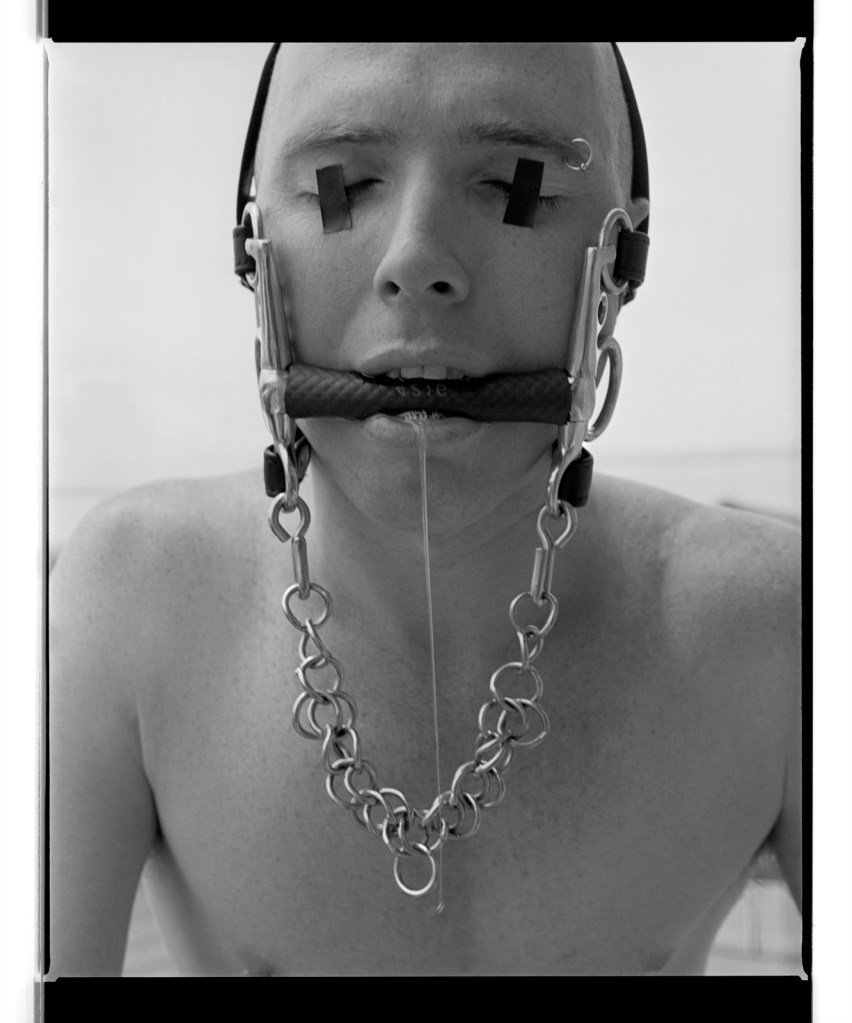 Marcus Bunyan (Australian born England, b. 1958) 'Saliva II' 1995-1996 from the series 'Mask'