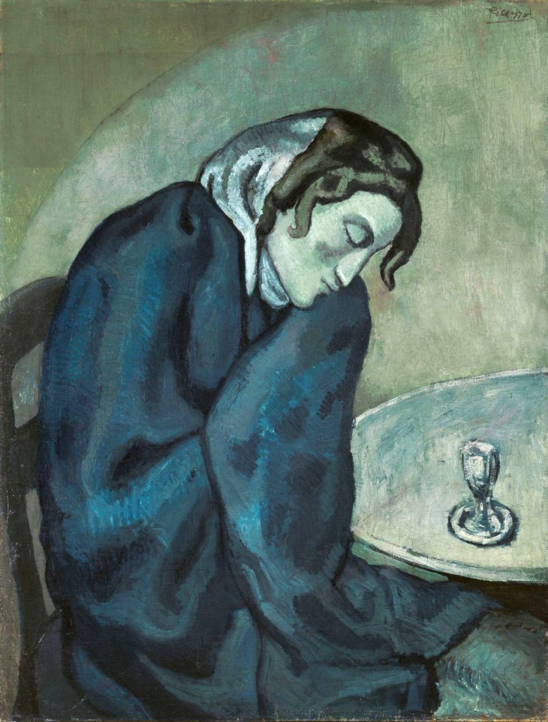 Pablo Picasso (Spanish, 1881-1973) 'La Buveuse assoupie' (The Drinker dozing) 1902 Pablo Picasso (Spanish, 1881-1973) 'La Buveuse assoupie' (The Drinker dozing) 1902