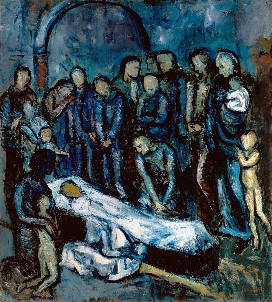 Pablo Picasso (Spanish, 1881-1973) 'Le Mort (la mise au tombeau)' (Death (The Burial)) 1901 Pablo Picasso (Spanish, 1881-1973) 'Le Mort (la mise au tombeau)' (Death (The Burial)) 1901