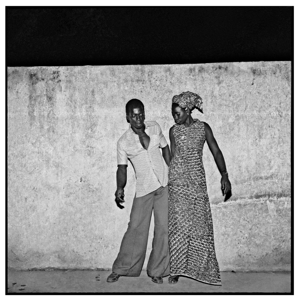 Sanlé Sory (West African, b. 1943) 'Les jeunes danseurs de Sikasso Sira' 1972 from the exhibition 'Sanlé Sory: Peuple de la Nuit' at David Hill Gallery, London, April - May, 2019