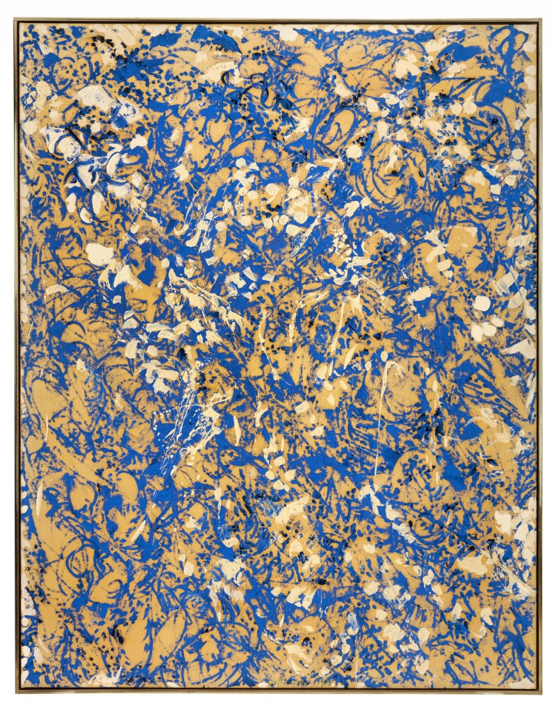 Lee Krasner (American, 1908-1984) 'Through Blue' 1963 Lee Krasner (American, 1908-1984) 'Through Blue' 1963
