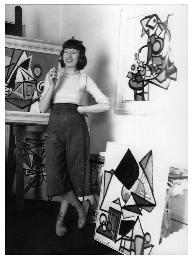 Maurice Berezov (American, 1902-1989) 'Lee Krasner in her New York studio' 1939 Maurice Berezov (American, 1902-1989) 'Lee Krasner in her New York studio' 1939