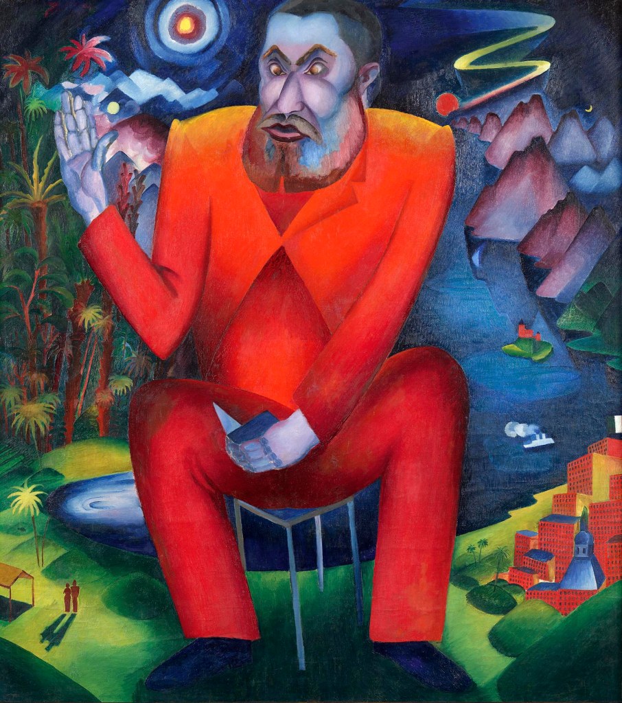 Heinrich Maria Davringhausen (German, 1894-1970) 'The Poet Däubler' (Der Dichter Däubler) 1917 Heinrich Maria Davringhausen (German, 1894-1970) 'The Poet Däubler' (Der Dichter Däubler) 1917