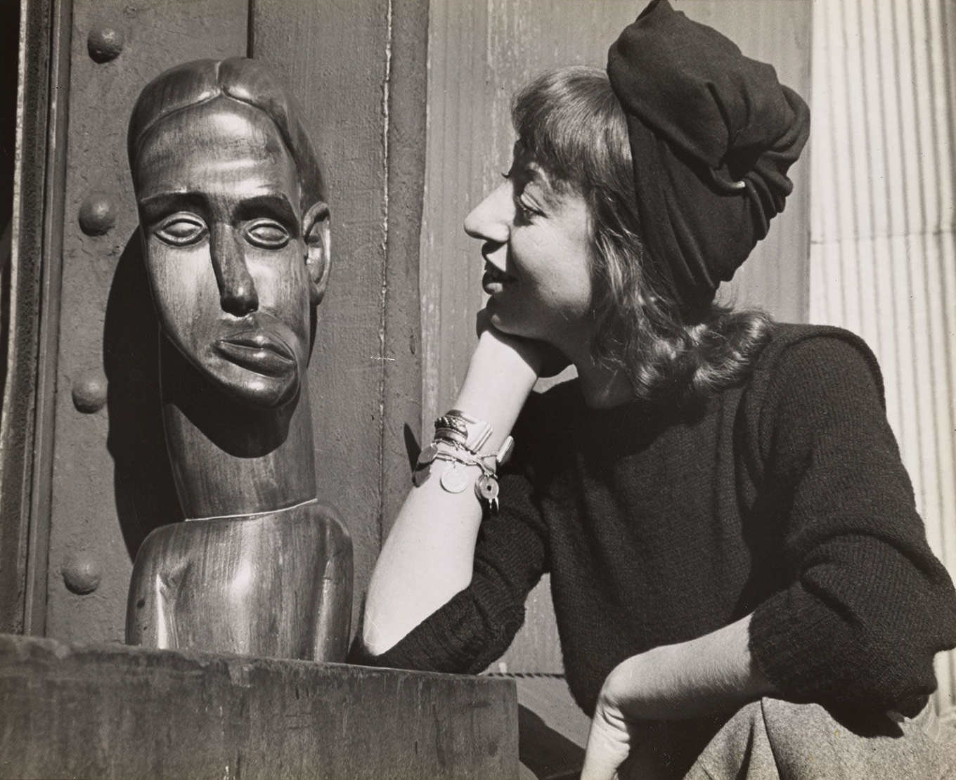 Fred Prater. 'Lee Krasner at the WPA Pier, New York City, where she was working on a WPA commission' c. 1940 Fred Prater. 'Lee Krasner at the WPA Pier, New York City, where she was working on a WPA commission' c. 1940