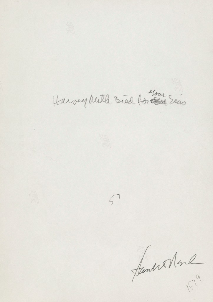 Hank O'Neal (American, b. 1940) (photographer) Alan Ginsberg (American, 1926-1997) (writer) 'The Gay Day Archive' 1974-1983