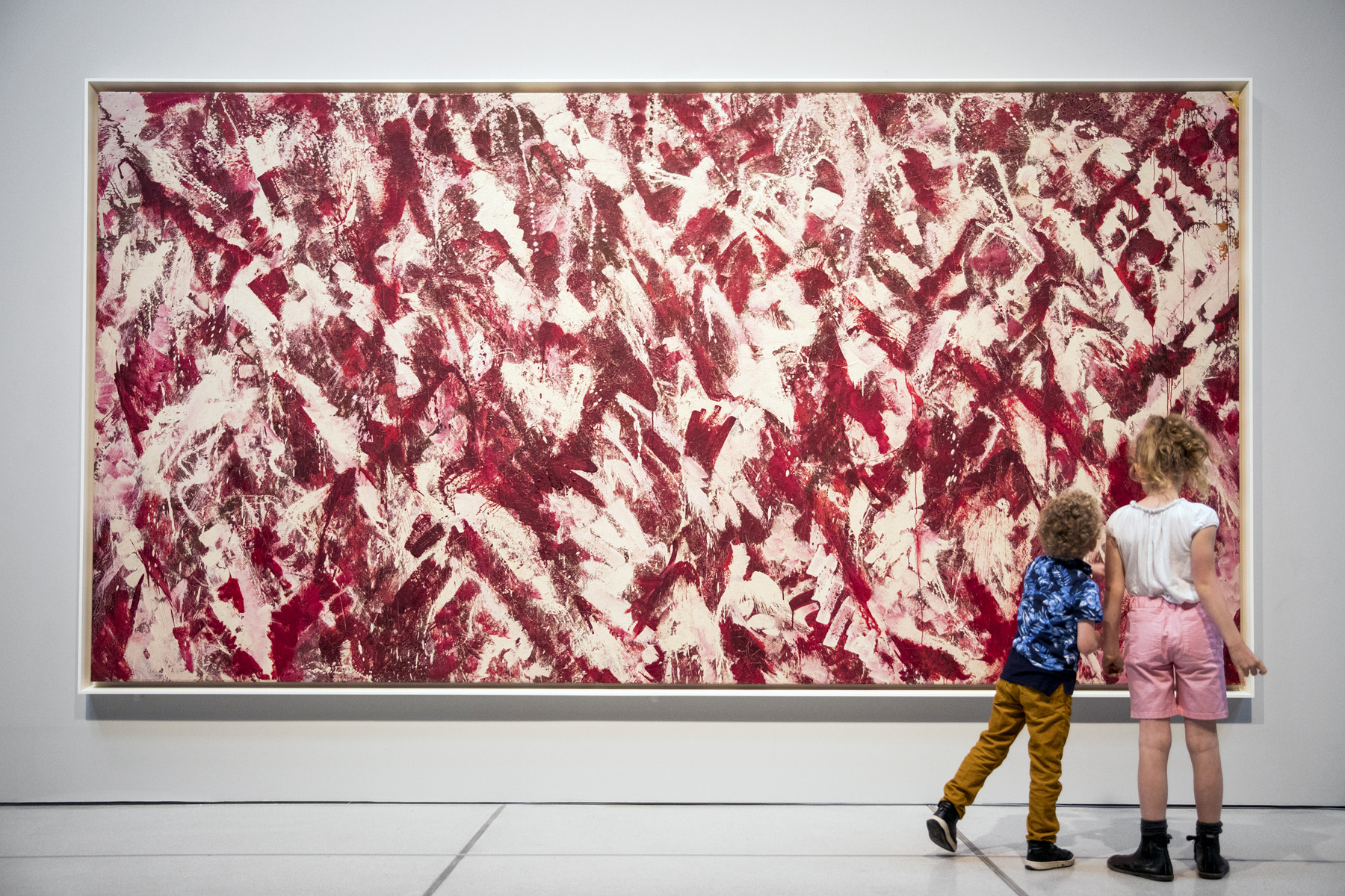 Installation view of the exhibition 'Lee Krasner: Living Colour' showing the work 'Another Storm' 1963 Installation view of the exhibition 'Lee Krasner: Living Colour' showing the work 'Another Storm' 1963