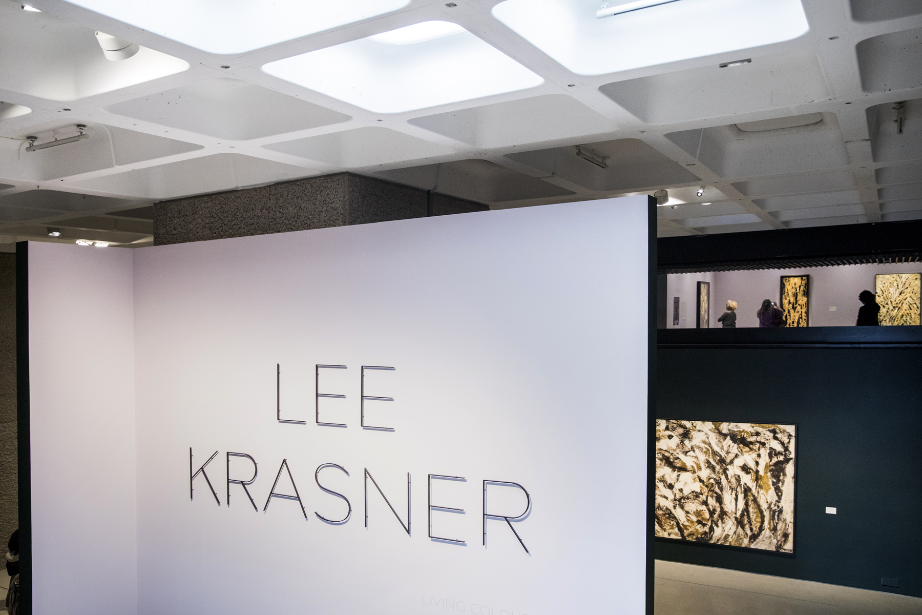 Installation view of the exhibition 'Lee Krasner: Living Colour' at the Barbican Art Gallery, London, May - Sept, 2019 Installation view of the exhibition 'Lee Krasner: Living Colour' at the Barbican Art Gallery, London, May - Sept, 2019