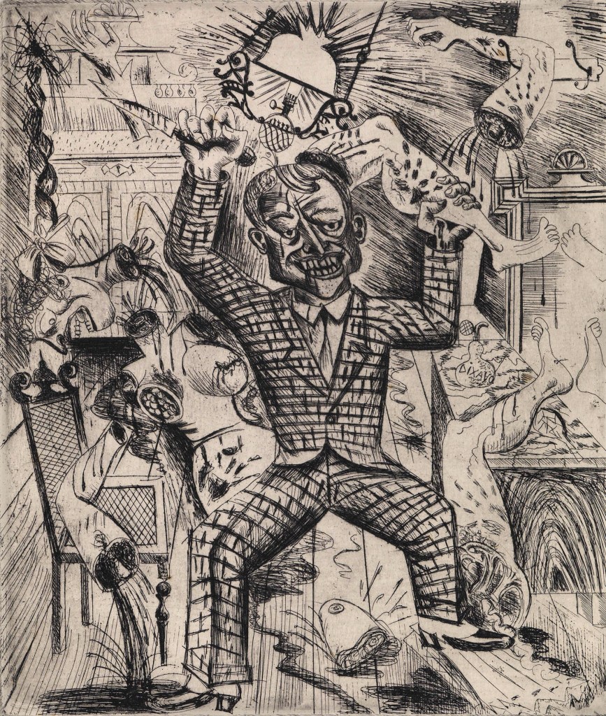 Otto Dix (German, 1891-1969) 'Lust Murder' (Lustmord) 1922 Otto Dix (German, 1891-1969) 'Lust Murder' (Lustmord) 1922
