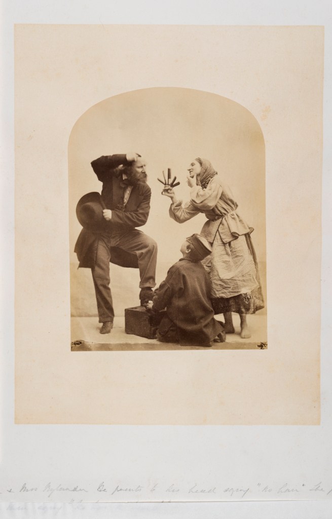 Oscar G. Rejlander (British born Sweden, 1813-1875) 'The Comb Seller (Oscar and Mary Rejlander)' c. 1860