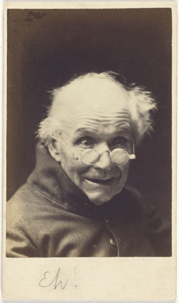 Oscar G. Rejlander (British born Sweden, 1813-1875) 'Eh!' negative about 1854-1855; print about 1865