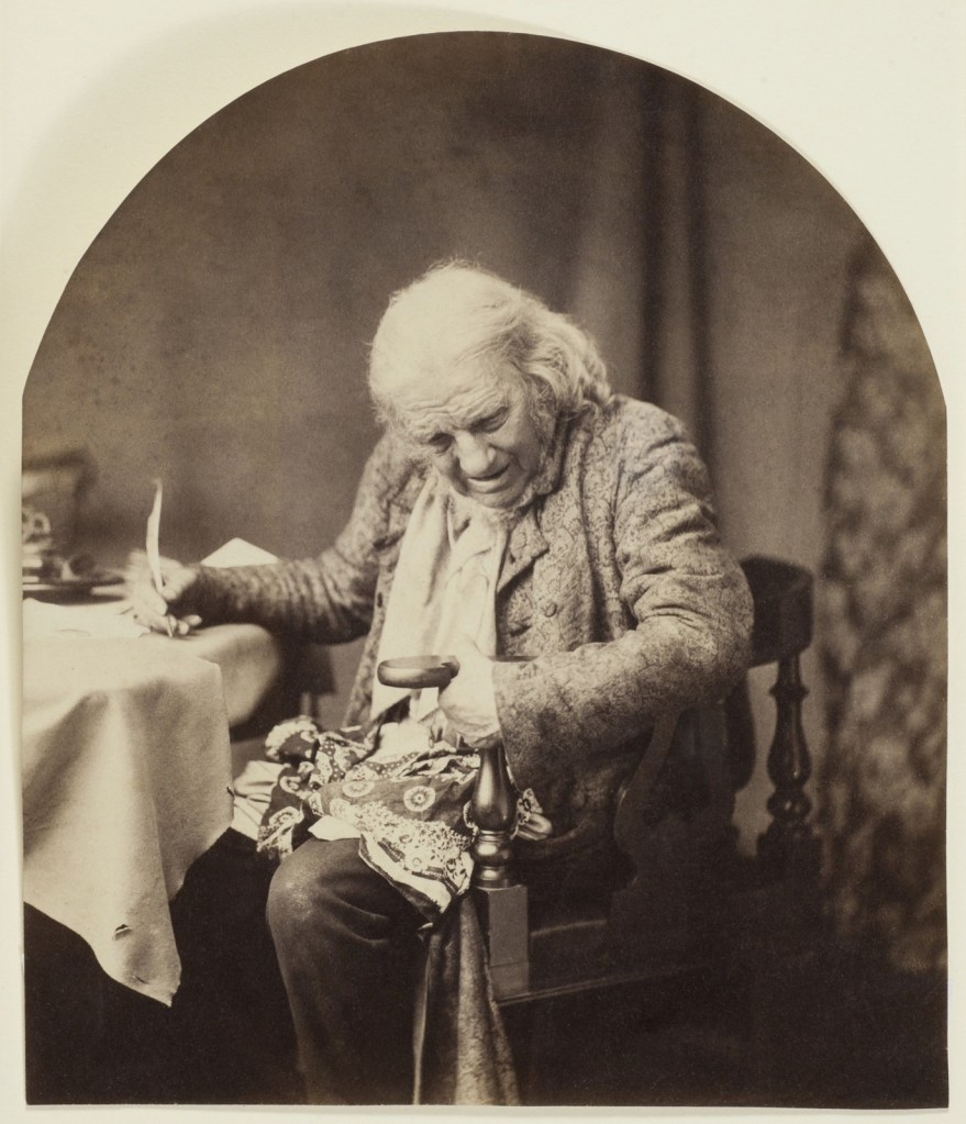 Oscar G. Rejlander (British born Sweden, 1813-1875) '"Father Times" (Where's the Cat?)' c. 1860