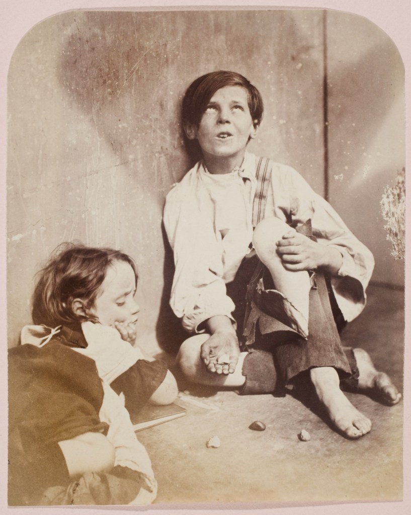 Oscar G. Rejlander (British born Sweden, 1813-1875) 'Knuckle Bones' 1860