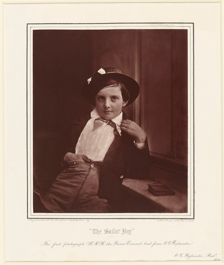 Oscar G. Rejlander (British born Sweden, 1813-1875) 'The Sailor Boy' 1855, printed 1873