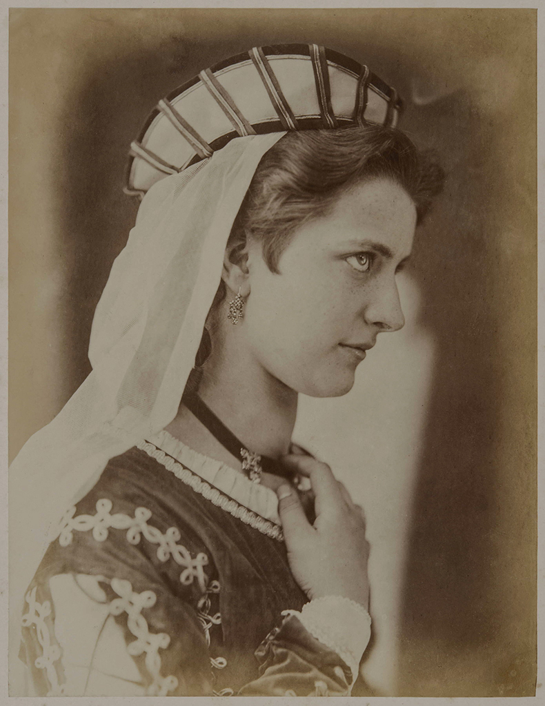 Oscar G. Rejlander (British born Sweden, 1813-1875) 'Young Lady in a Costume' c. 1860