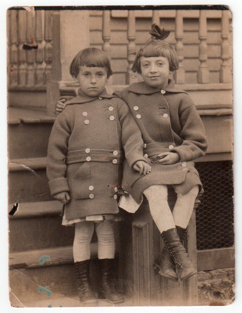 Unknown Photographer. 'Lee Krasner and her younger sister, Ruth' c. 1915-1916 Unknown Photographer. 'Lee Krasner and her younger sister, Ruth' c. 1915-1916