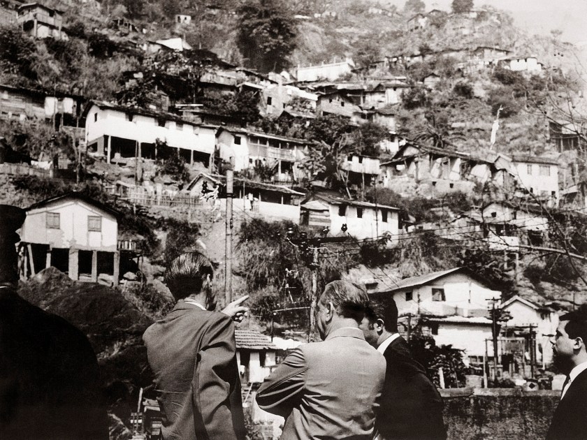 Unknown maker. 'Untitled (Four Officials Inspect Catacumba Favela)' August 7, 1967