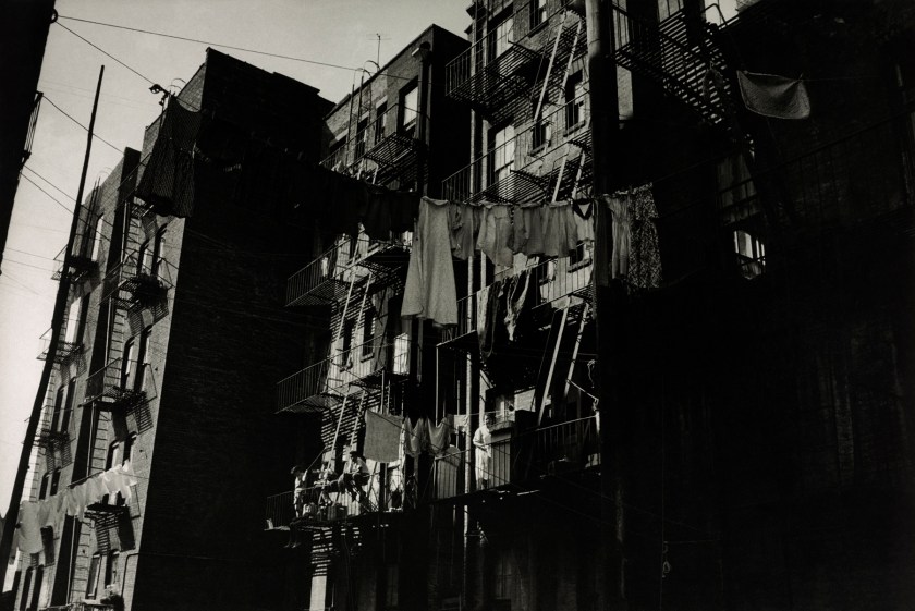 Henri Ballot (French / Brazilian, 1921-1997) 'Apartment Building Where the Gonzalez Family lives, Manhattan, New York' 1961