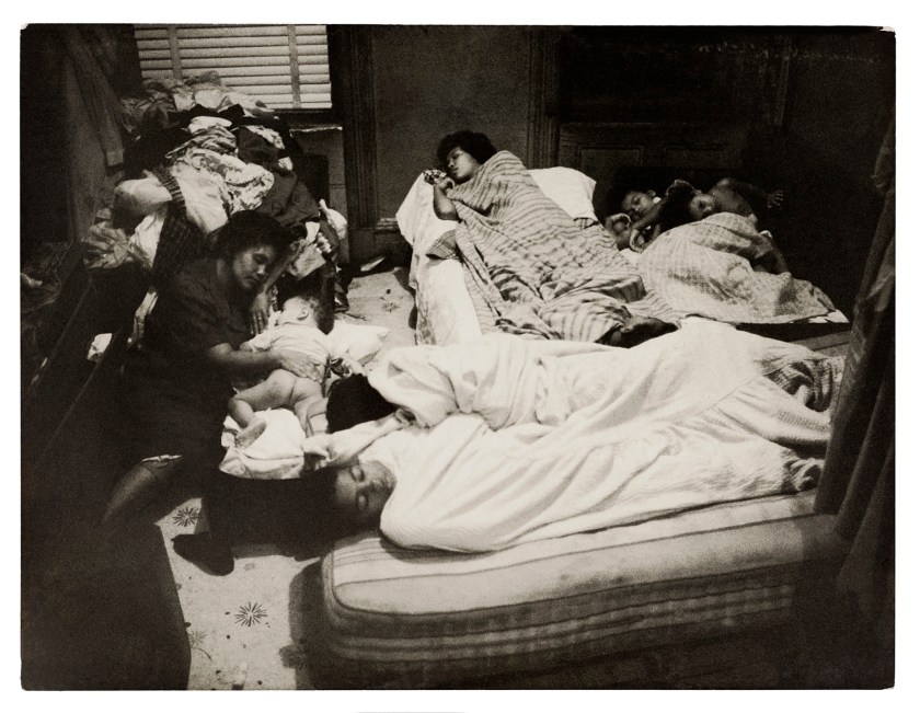 Henri Ballot (French / Brazilian, 1921-1997) 'Bedroom in the Gonzalez Family Apartment, Manhattan, New York' 1961