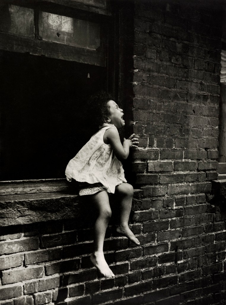 Henri Ballot (French / Brazilian, 1921-1997) 'Child Crying at the Window, Manhattan, New York' 1961