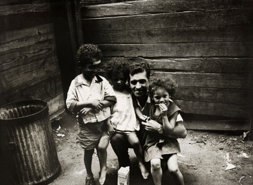 Henri Ballot (French / Brazilian, 1921-1997) 'Photographer Henri Ballot with Ely-Samuel (on the Left) and His Brothers, Manhattan, New York' 1961