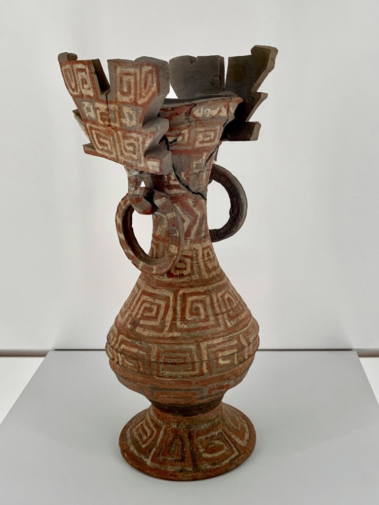 Flask, Hu 彩绘陶壶 Spring and Autumn period, 771 - 475 BCE