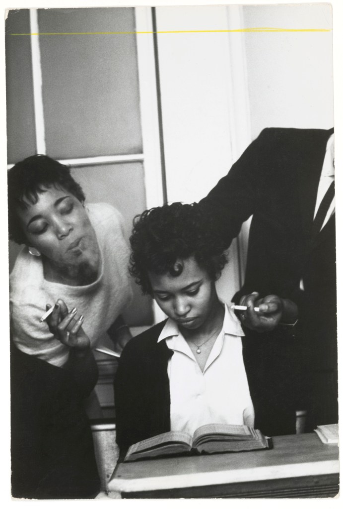 Eve Arnold (American, 1912-2012) 'A training school for Black sit-ins. They are harassed but taught not to hit back when harassed by Whites, Virginia, USA' 1960