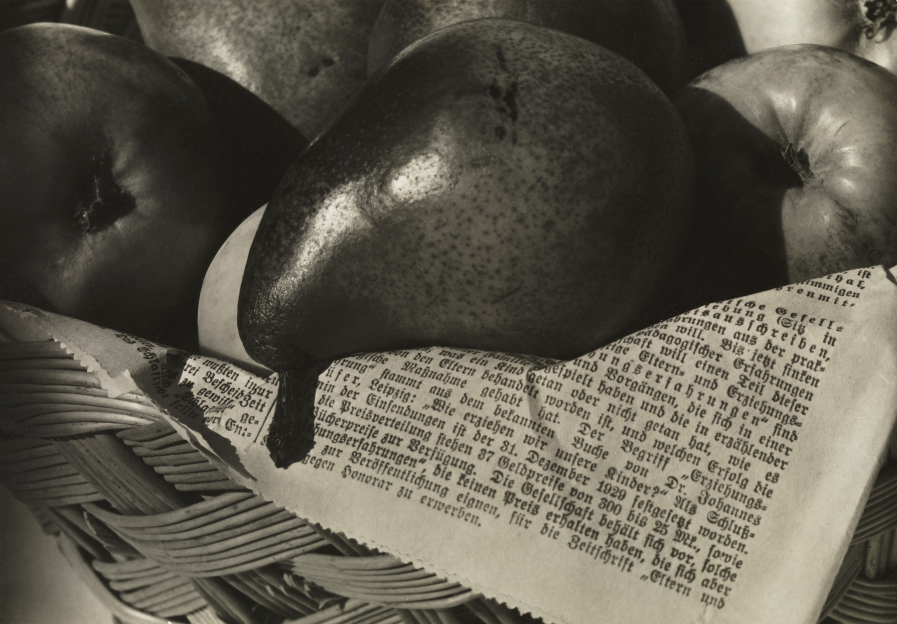 Aenne Biermann (German, 1898-1933) 'Fruit Basket' 1931 Aenne Biermann (German, 1898-1933) 'Fruit Basket' 1931